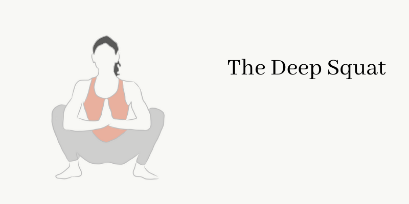 A woman performing the Deep Squat