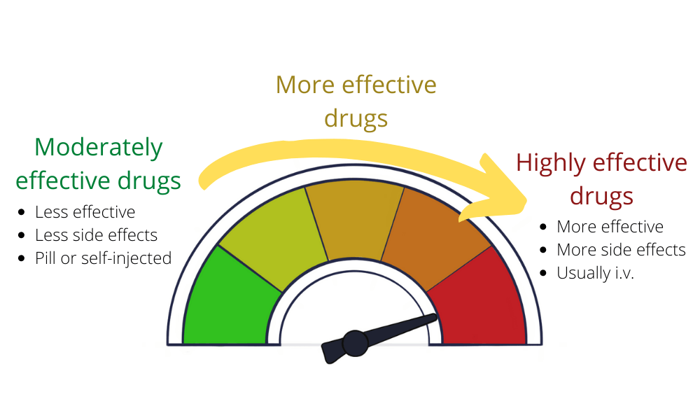 MS treatment scale