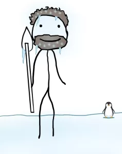 Caveman freezing